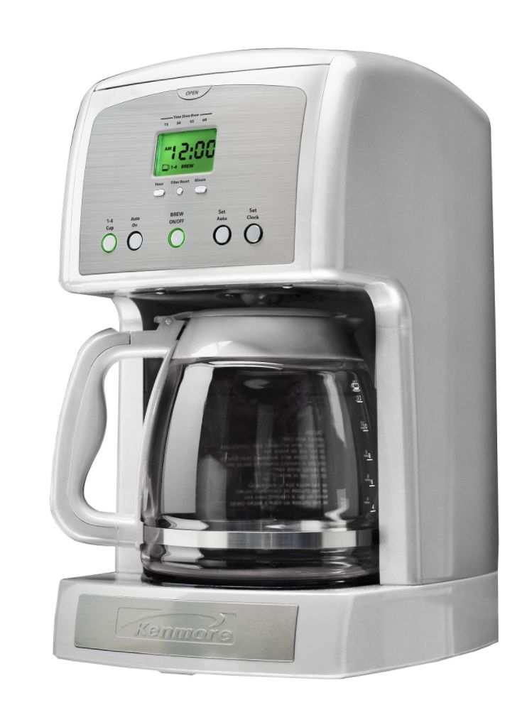 Kenmore 12-Cup Programmable Coffee Maker - White