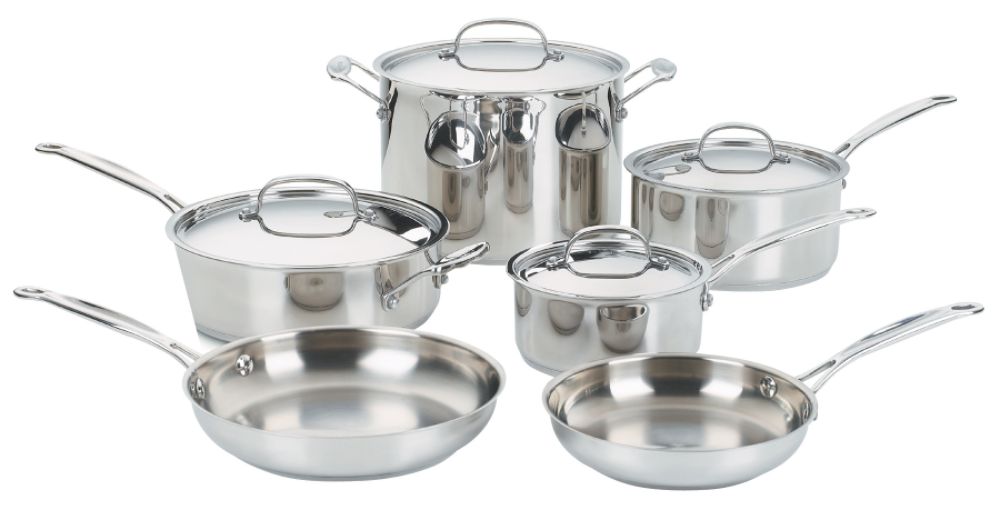 Cuisinart Chefs Classic&trade; 10 pc. Stainless Steel Cookware Set