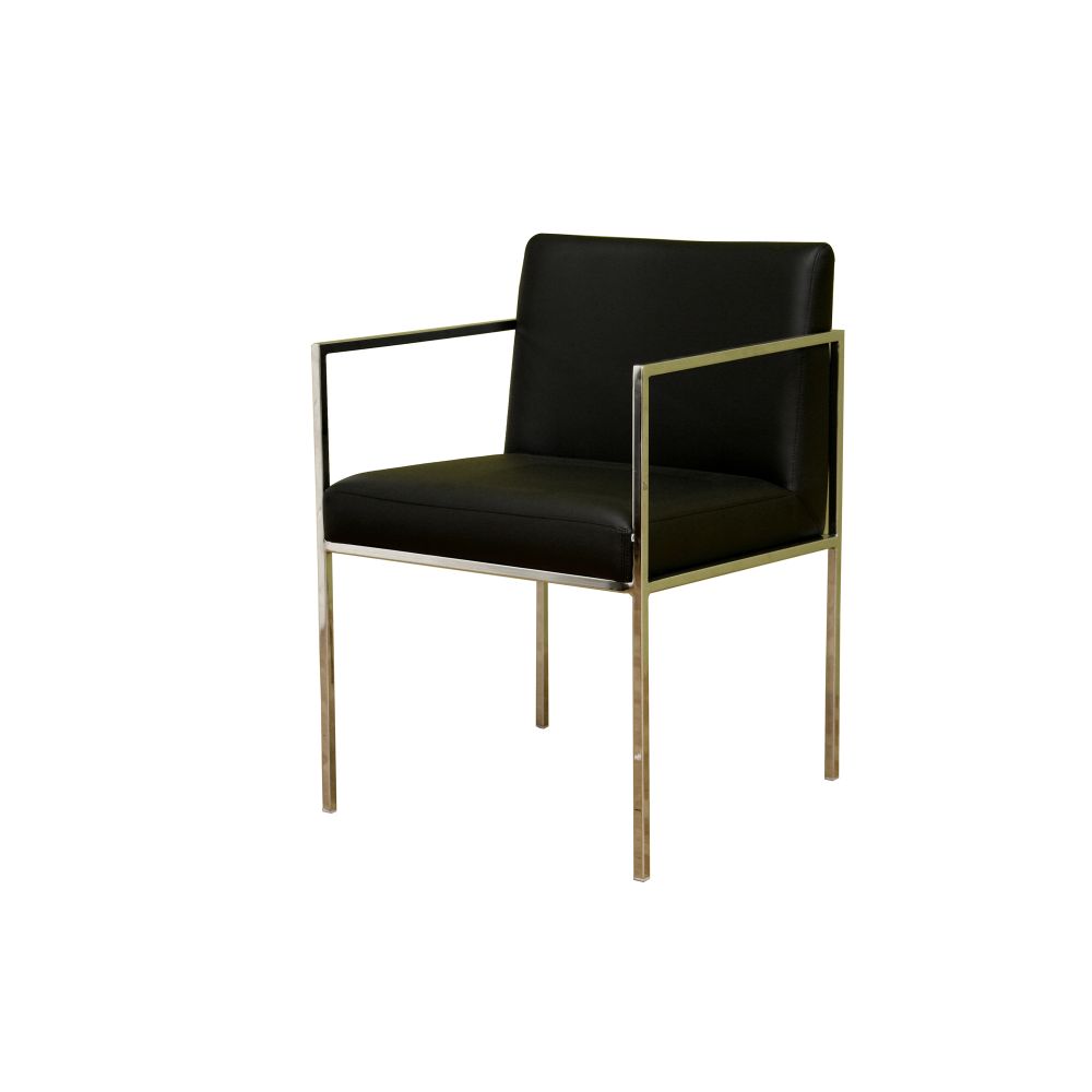 Baxton Studio Bonded Leather Office Chair - Black at Kmart.com