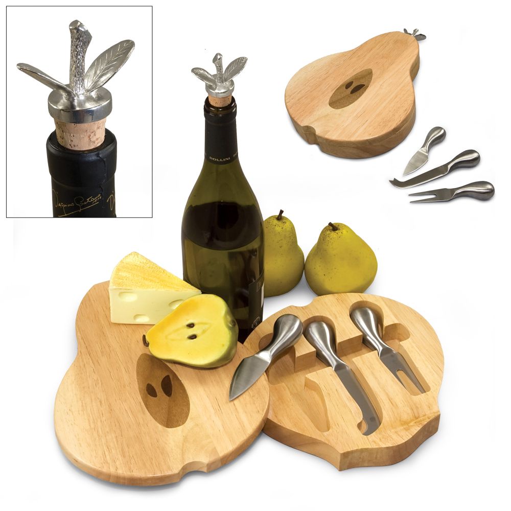 Picnic Time Pear-shaped Cheese Board