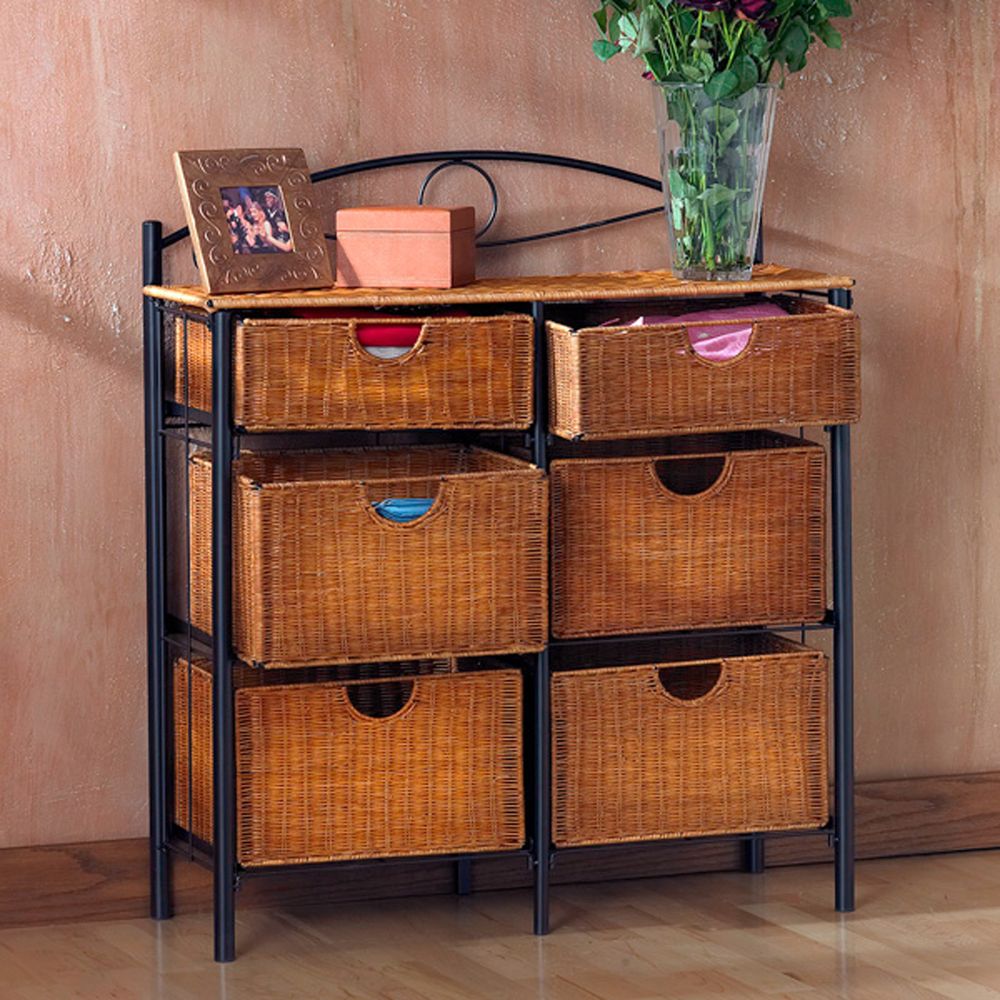 Southern Enterprises, Inc. 6-Drawer Wicker Storage Chest price decreased by 68%