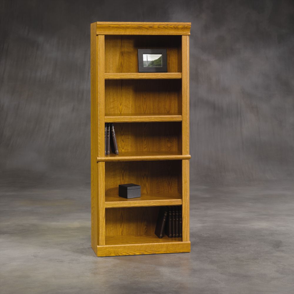 Sauder Orchard Hills Collection 71-1/2"H x29-1/2"W x 13-1/2"D Library - Carolina Oak at Sears.com