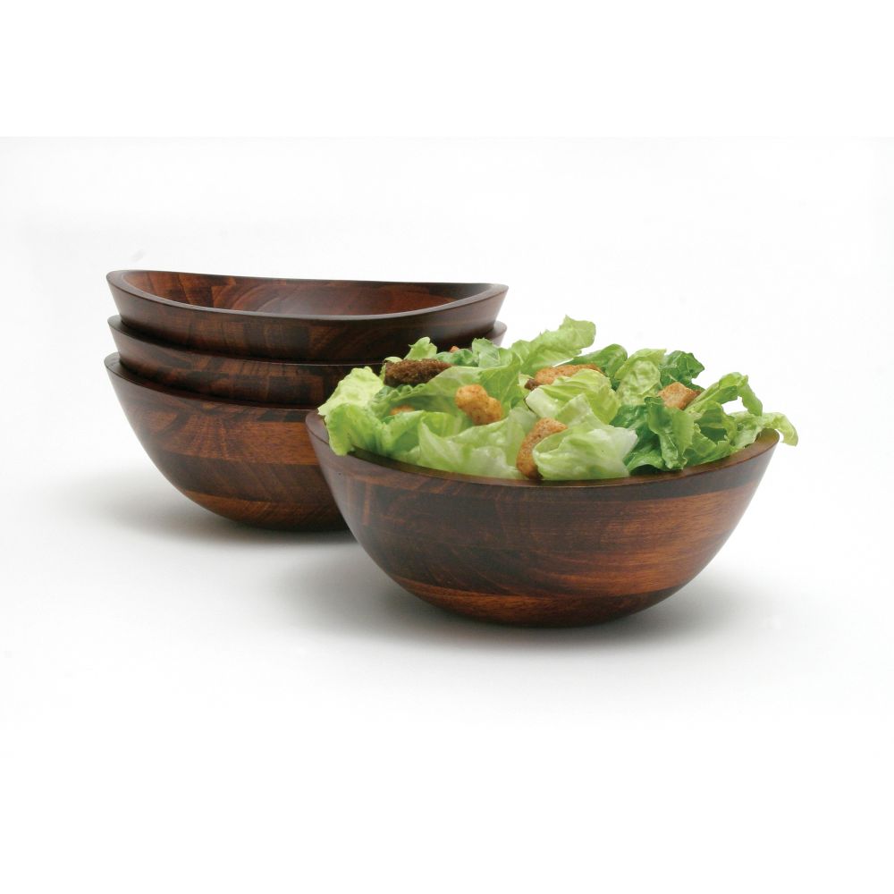 Lipper 4 Piece Cherry Small Wavy Rim Bowl Set at Sears.com