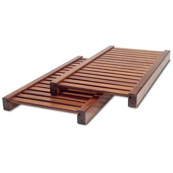 John Louis Home 12" Premier Adjustable Shelves - Red Mahogany