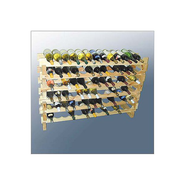 Wine Cellar Innovations Country Pine Scallop 26 Bottle Wine Rack