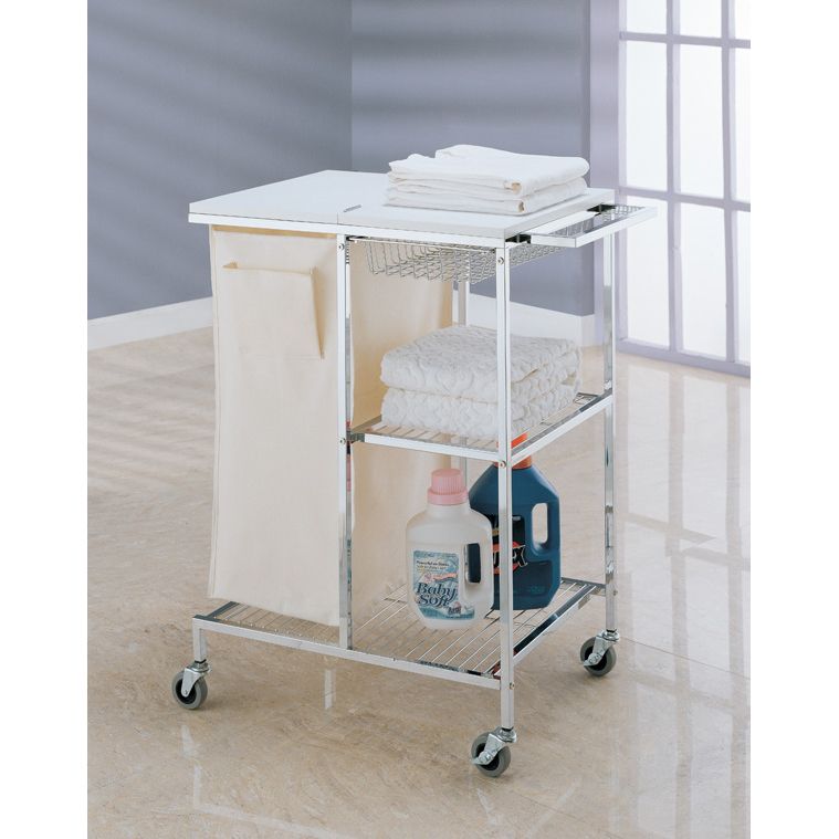 Organize It All Rolling Laundry Station