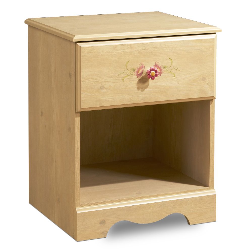 South Shore&nbsp; Lily Rose Night Stand - Romantic Pine