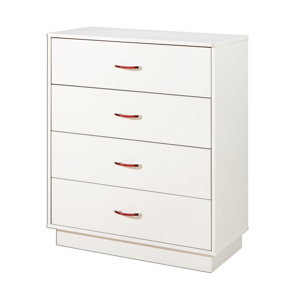 South Shore Logik 4-Drawer Chest - Pure White