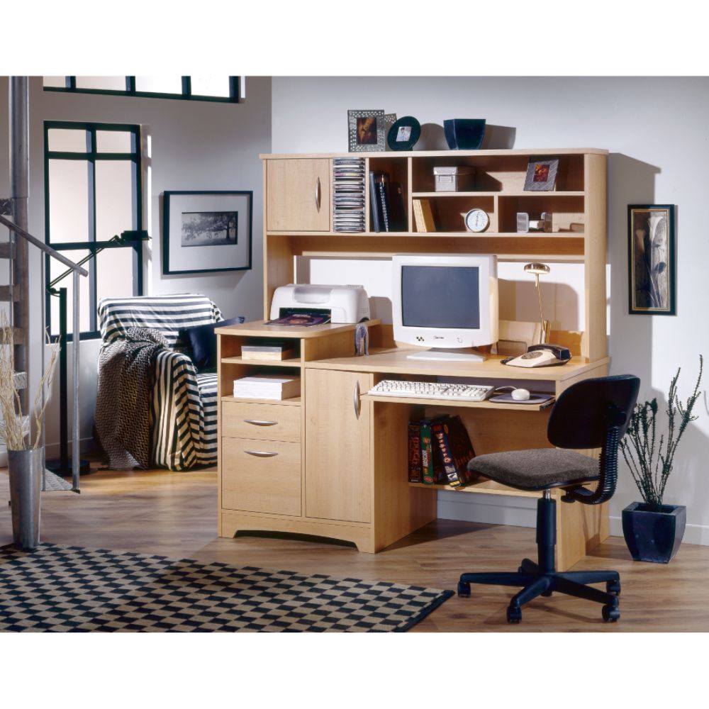 South Shore Squared Computer Desk - Sweet Maple at Kmart.com