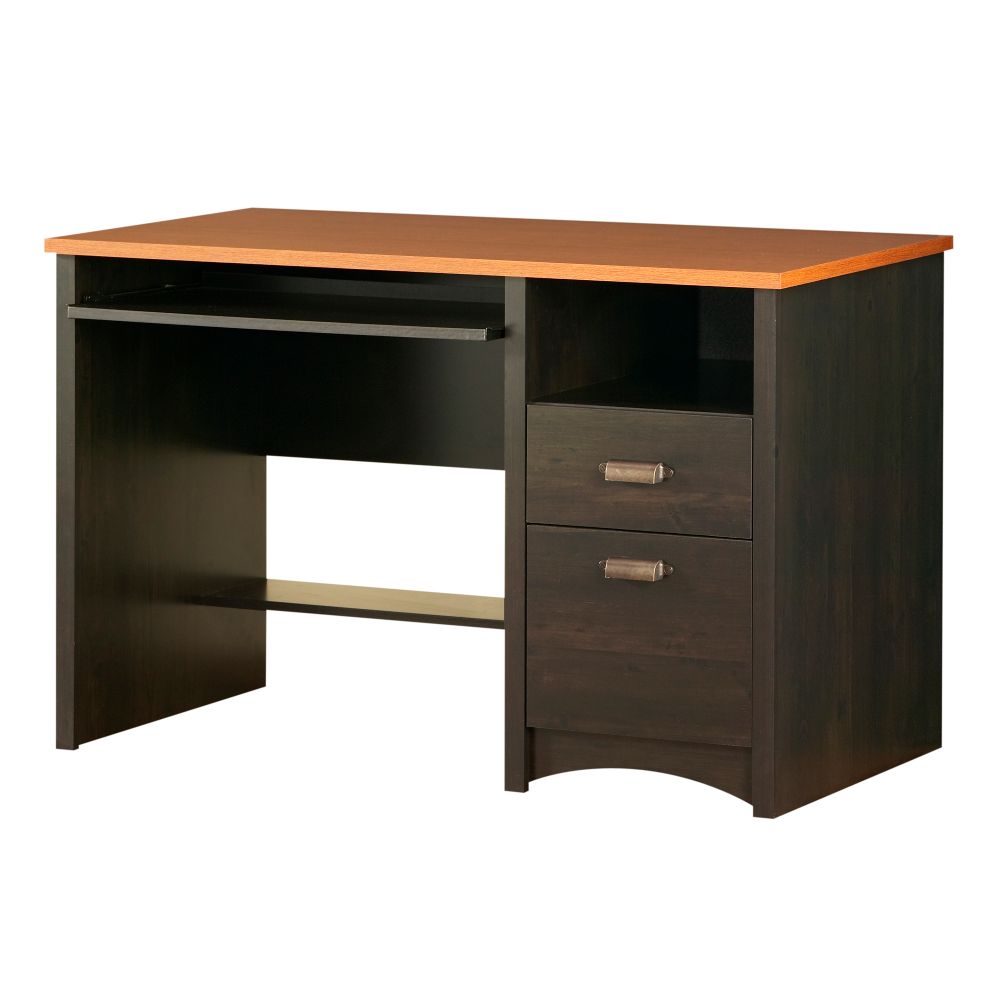 South Shore Gascony Desk - Spice Wood/Ebony at Kmart.com