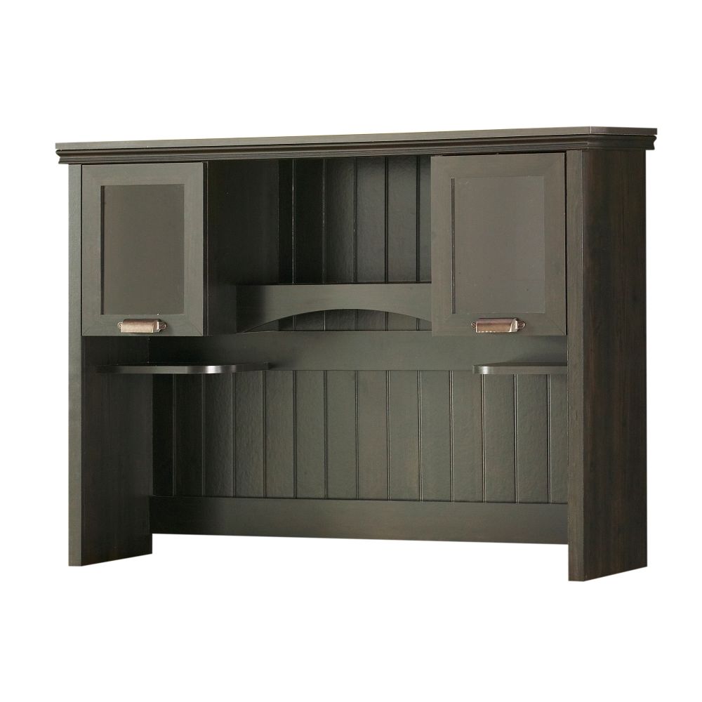 South Shore Gascony Hutch - Ebony/Spice Wood