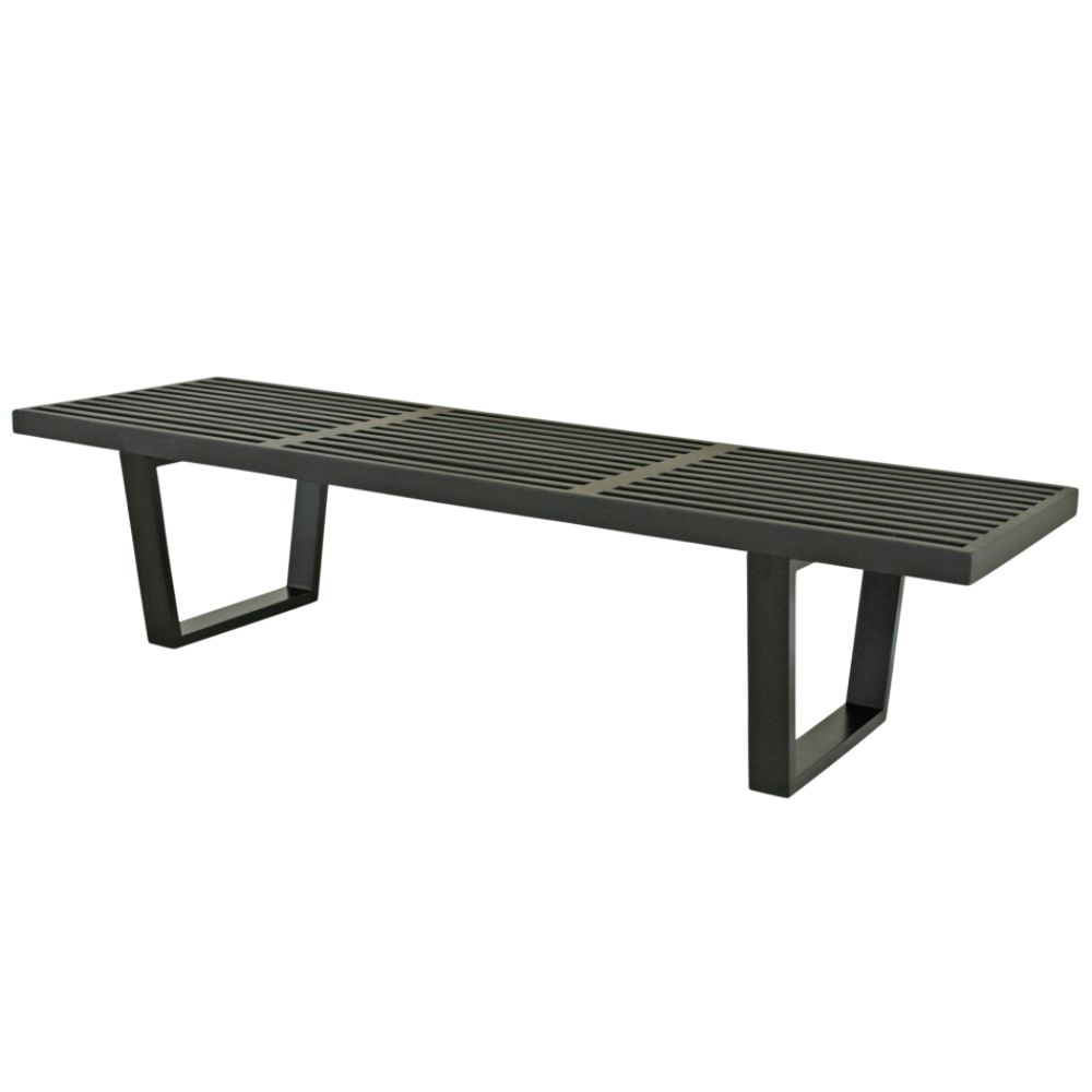 Baxton Studio Gemma 14"H x 60"W x 18-1+2"D Solid Wood Nelson Bench -