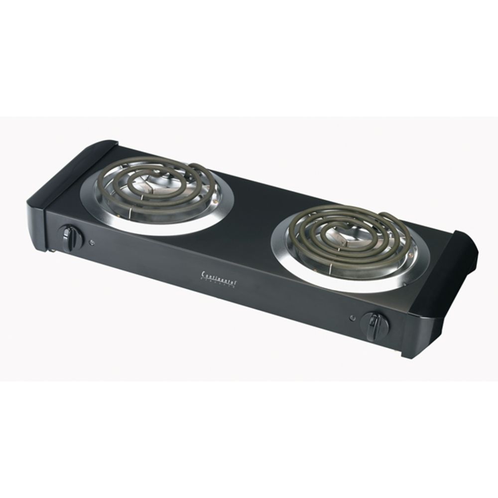 Continental 1500 Watt Electric Double Burner (Black) at Kmart.com