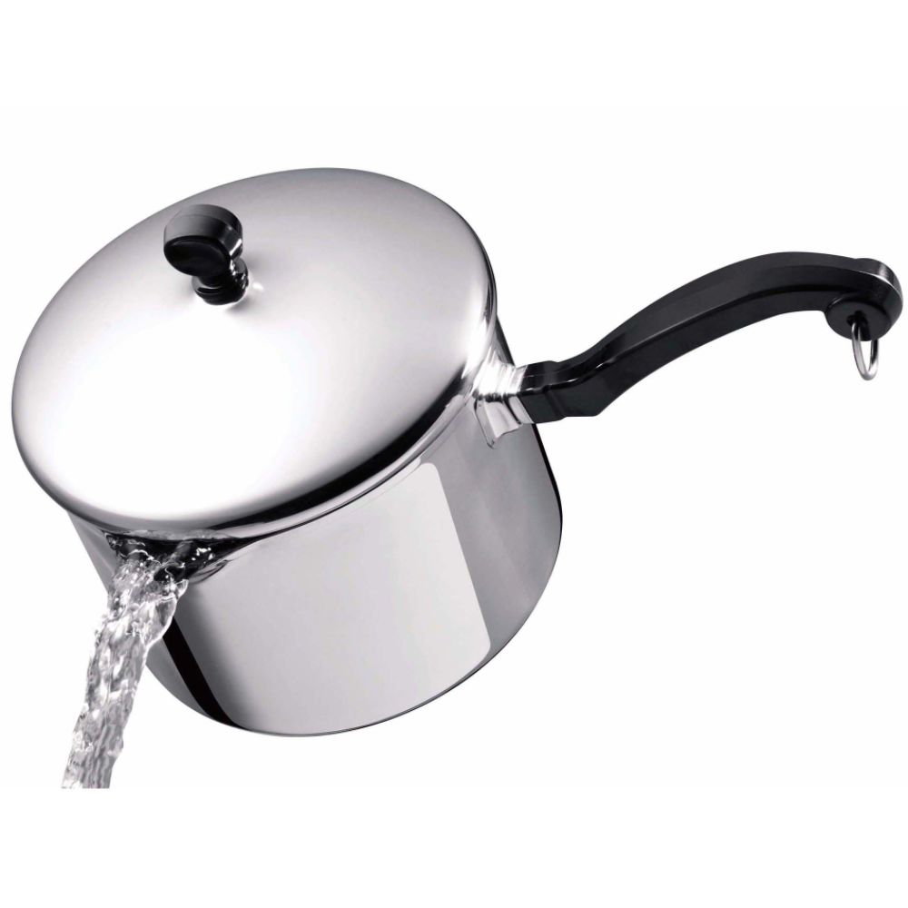 Classic Series 3 Qt. Covered Straining Saucepan