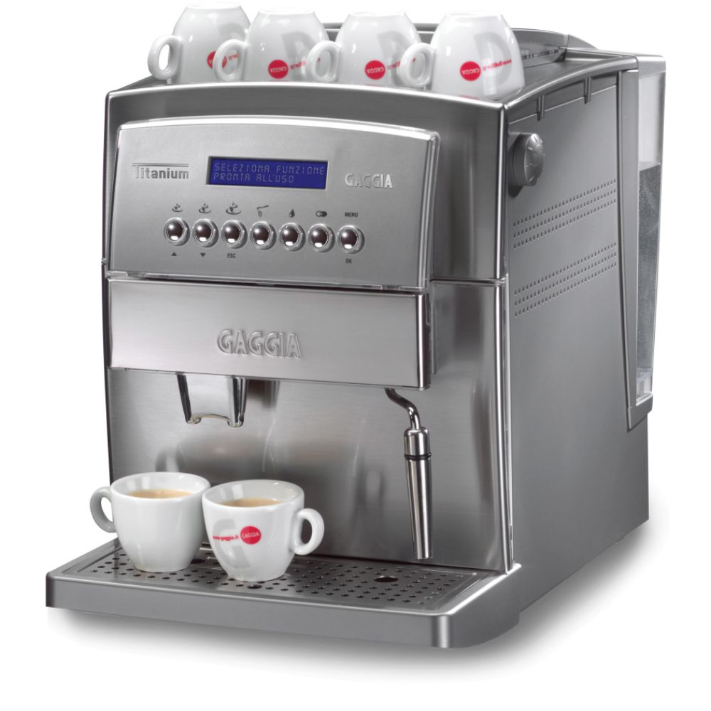 Gaggia Titanium Espresso Machine Silver