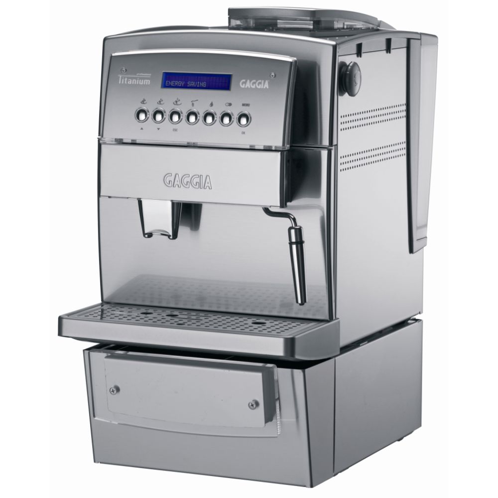 Gaggia Titanium Office Super Automatic Espresso Machine Silver & Stainless Steel