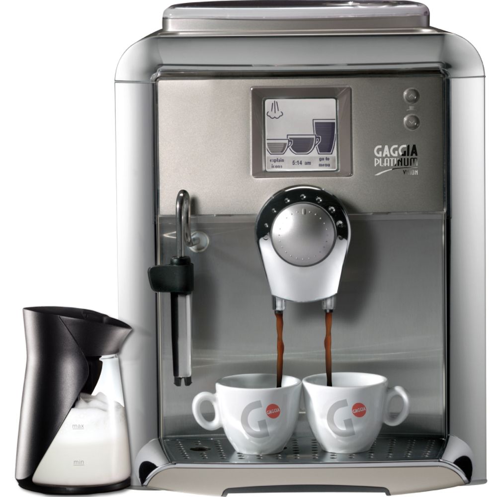 Gaggia Platinum Vision Espresso Machine with Milk Island - Platinum at Sears.com