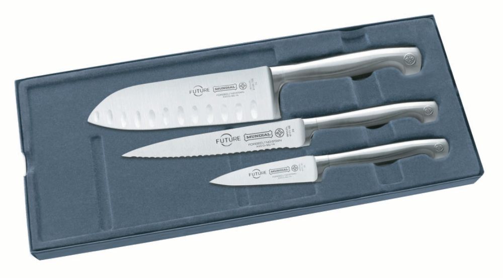 Mundial Future Fully Forged Cutlery 3 Piece Starter Set