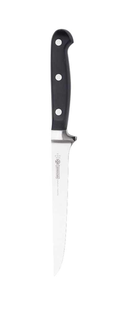 Mundial 5100 Series Black Fully Forged Cutlery 6" Boning Knife