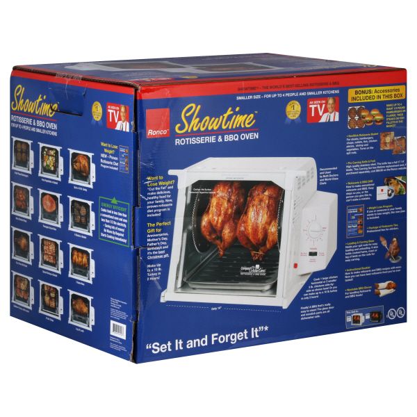 As Seen On TV Ronco Showtime Rotisserie & BBQ Oven, 1 oven