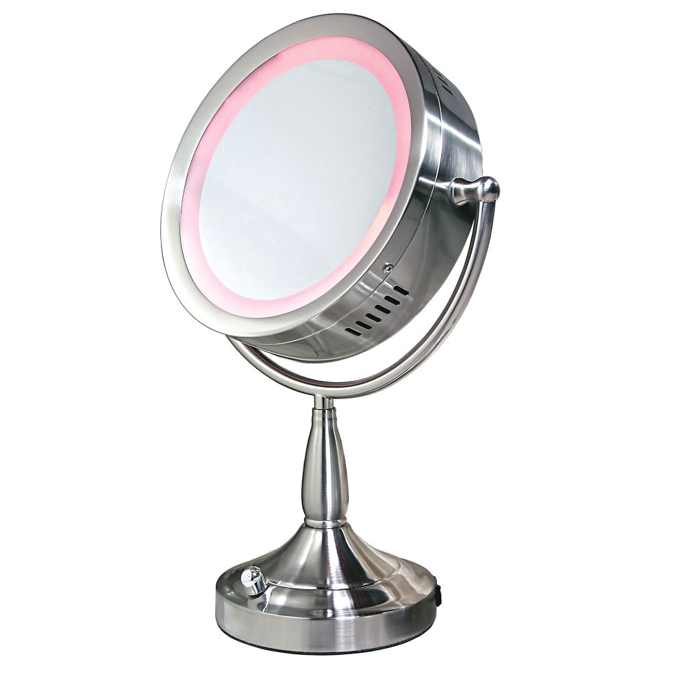 Zadro Round Dual Sided Lighted Swivel Vanity Make-Up Mirror at Sears.com