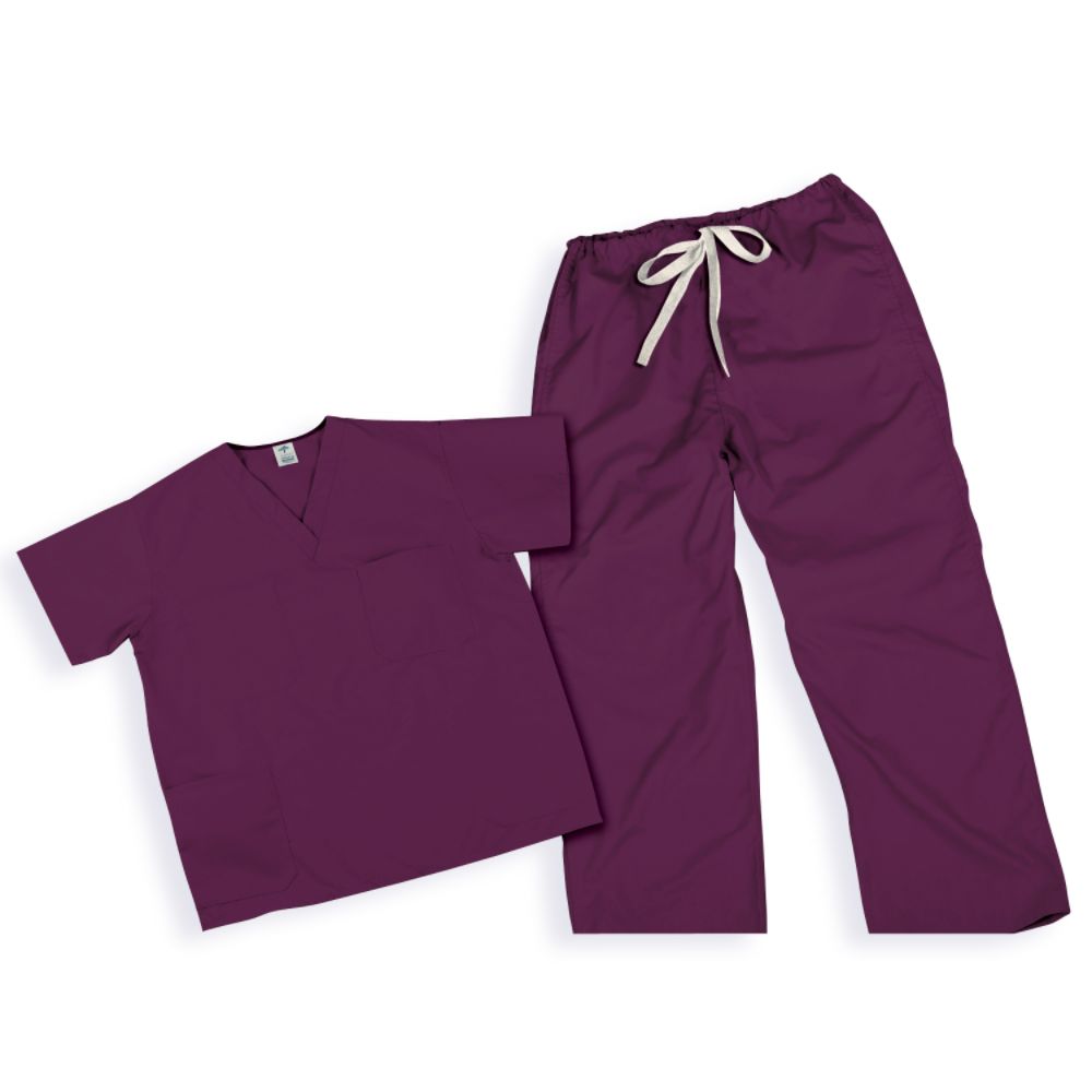 Medline AngelStat Unisex Scrubwear Top 2 pocket