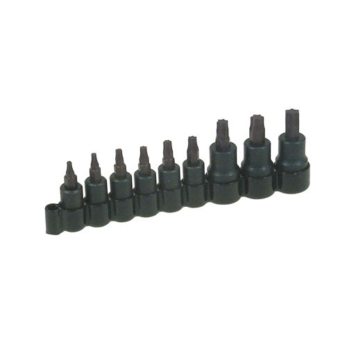 10 Piece Super Torx Bit Socket Set T-10 to T-60