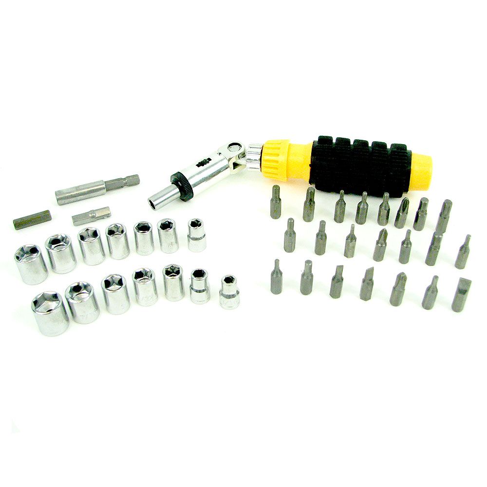 Trademark Tools 41 Piece Professional Screwdriver Bit & Socket Set