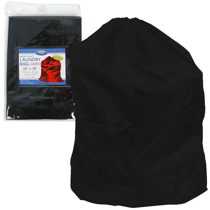 Trademark Tools Heavy Duty Jumbo Sized Nylon Laundry Bag - BLACK at Sears.com
