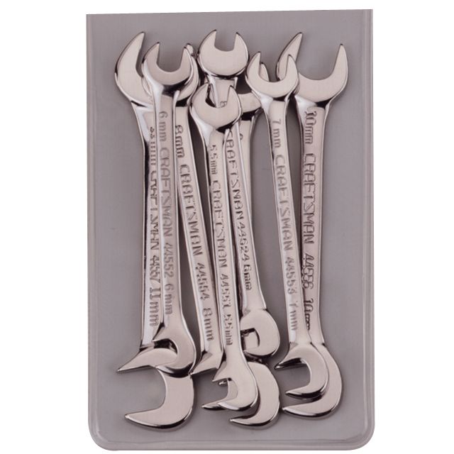 Craftsman&nbsp; 8 pc. Metric Open End Ignition Wrench Set