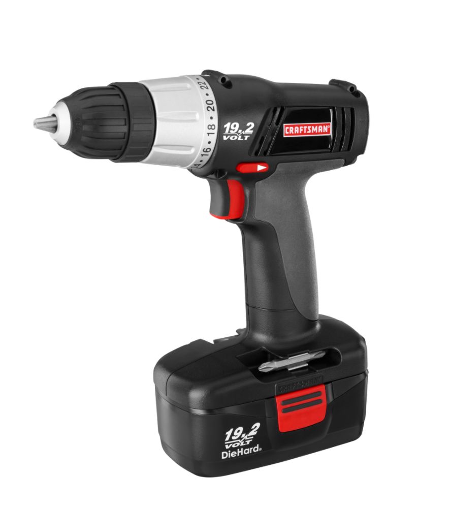 Craftsman C3 19.2 volt Drill with 25 pc. Bit Set & Bag