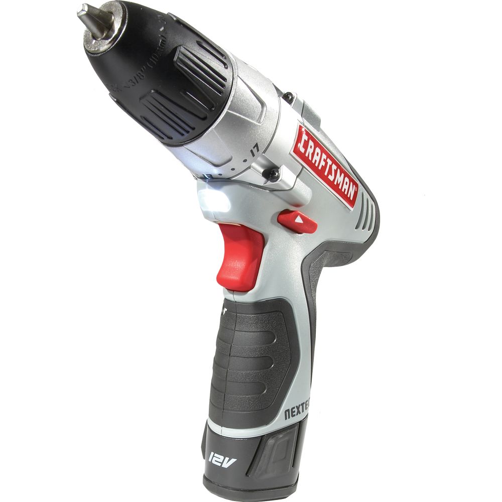 Craftsman 11812 Nextec 12-volt Lithium-Ion Cordless 3/8" Reversible...