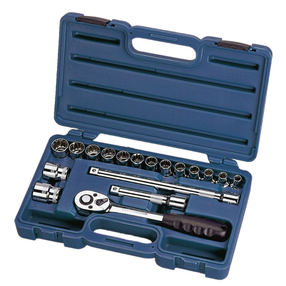 Industro&nbsp; 18pc 1/2'' Drive Patented Indo-Socket Set