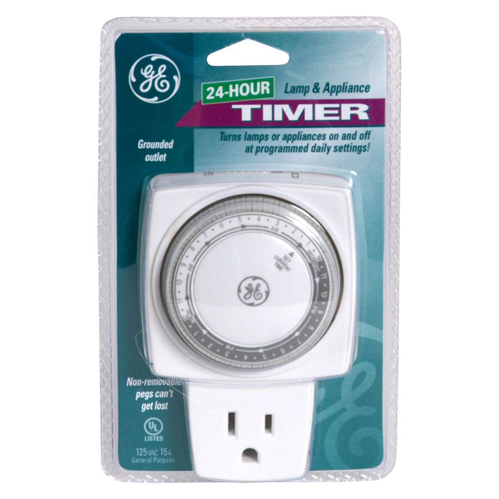 GE Timer, 24-Hour, Lamp & Appliance, 1 timer