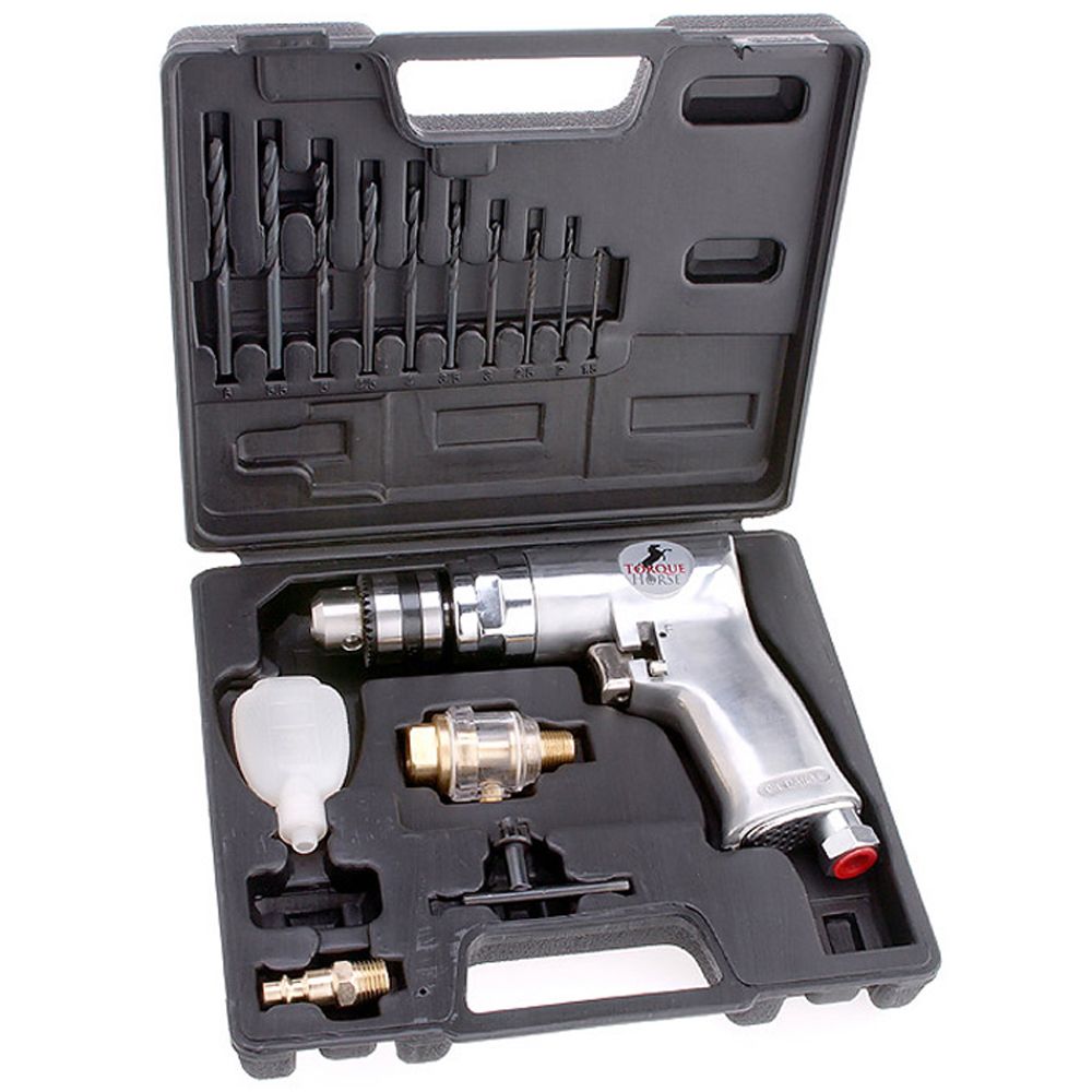 Trademark POWER DRILL 15-piece Pneumatic Drill Set
