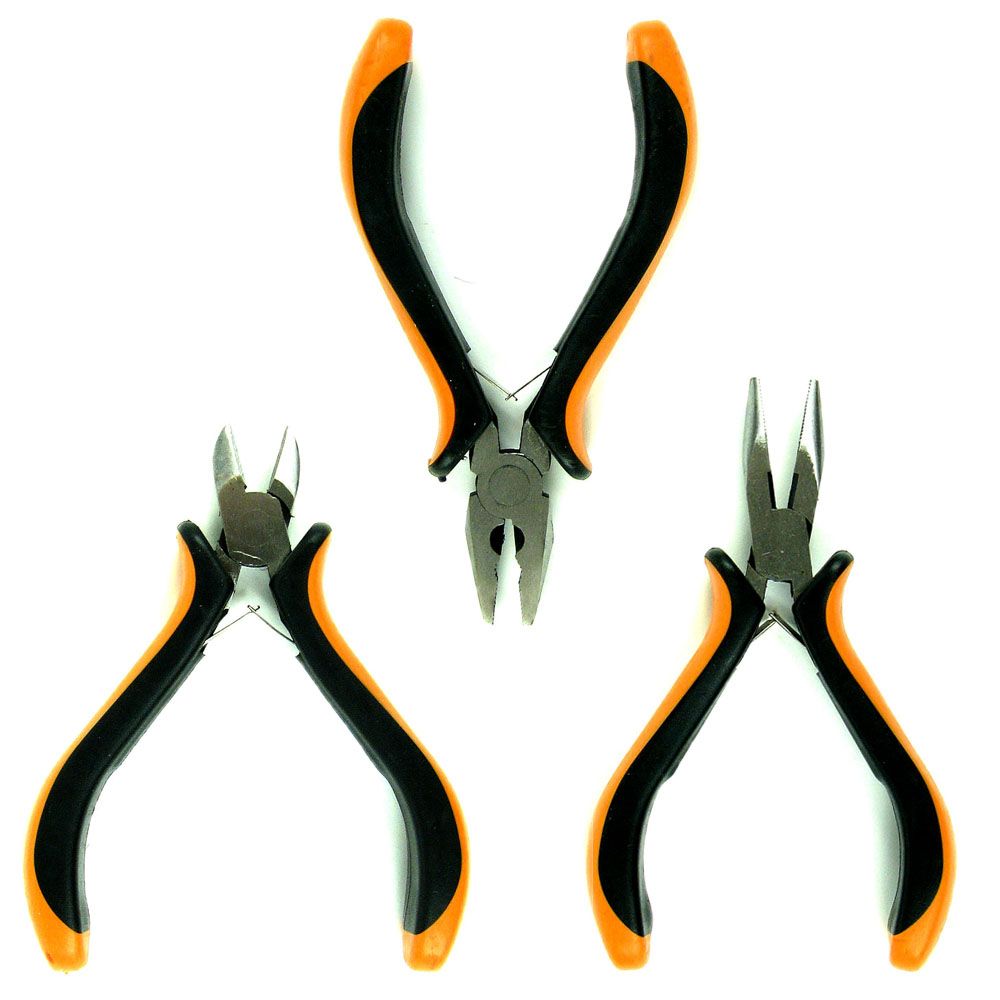 Professional 3 Piece Mini Plier Set