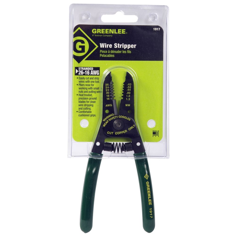 Greenlee Stranded Wire Stripper/Cutter 2616 AWG