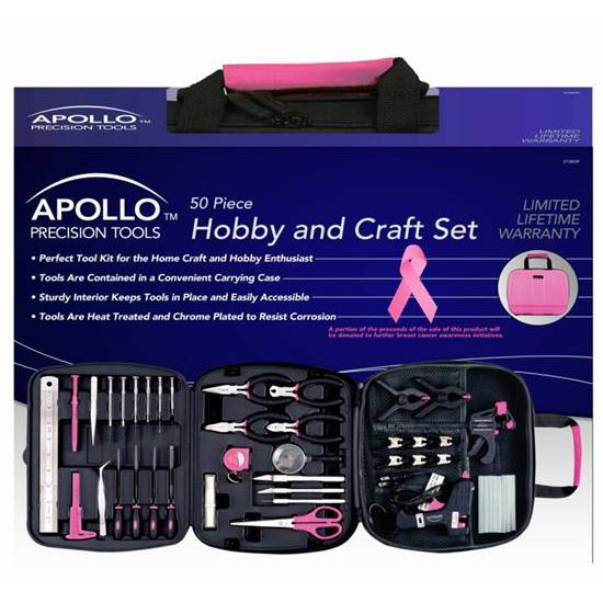 Apollo 50 pc. Pink Hobby & Craft Set at Kmart.com