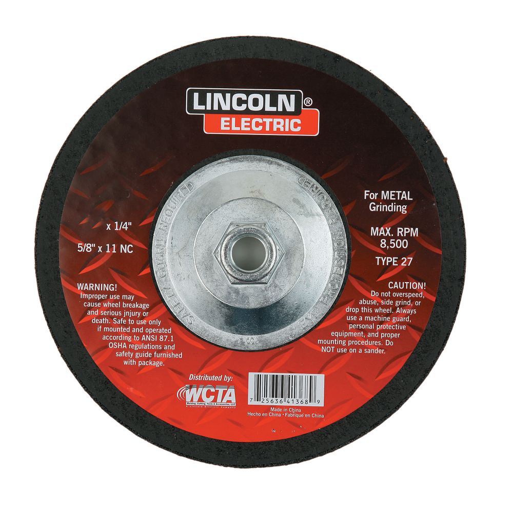 Lincoln Electric GRINDING WHEEL 7''X1/4''