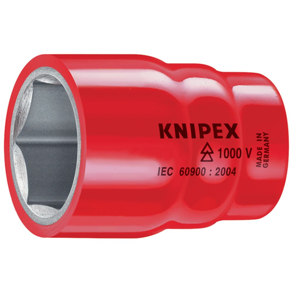 Knipex&nbsp; 1000v Safety Insulated 7/8'' Socket - 1/2'' Drive