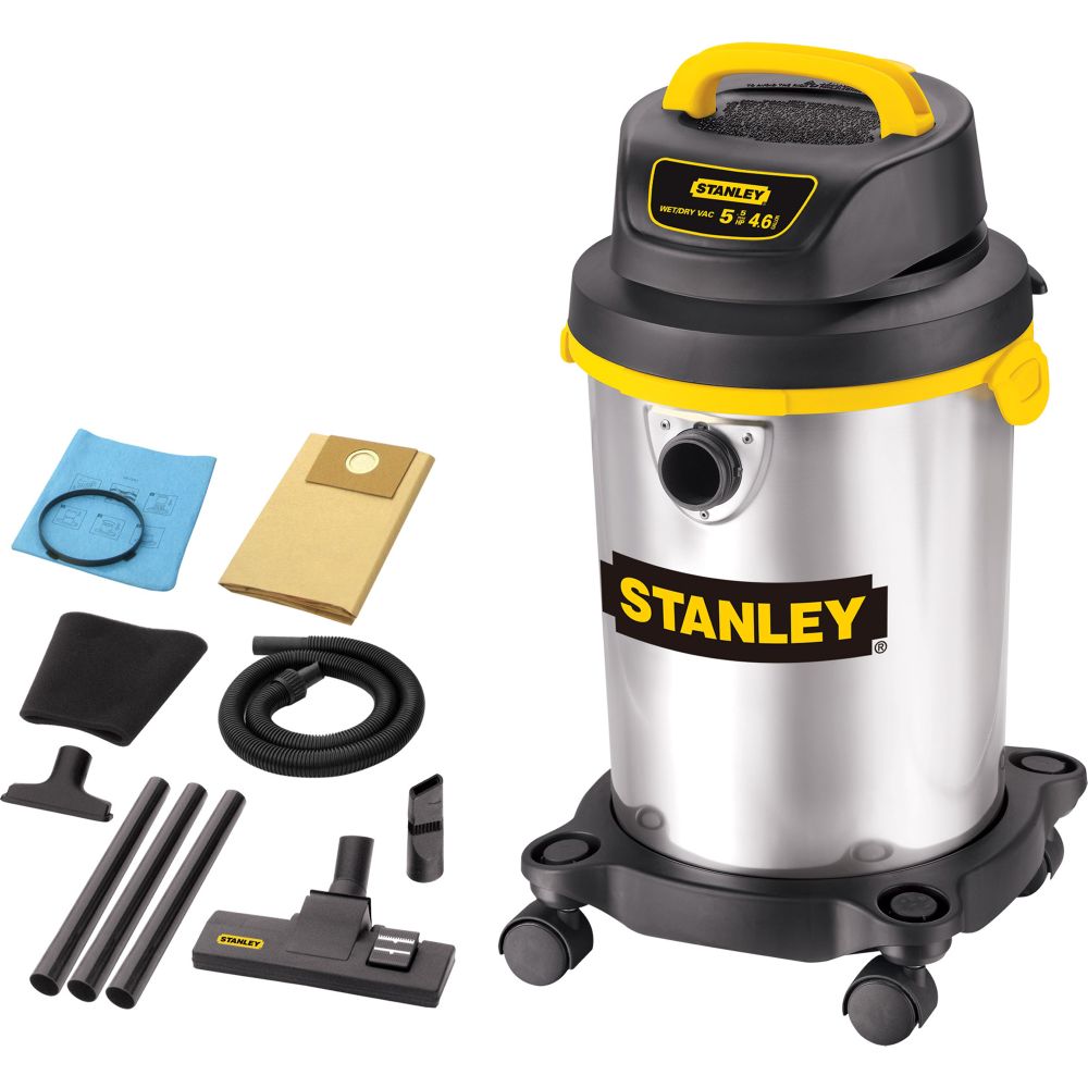 Stanley 4.6 Gallon Stainless Steel Wet/Dry Vac at Kmart.com