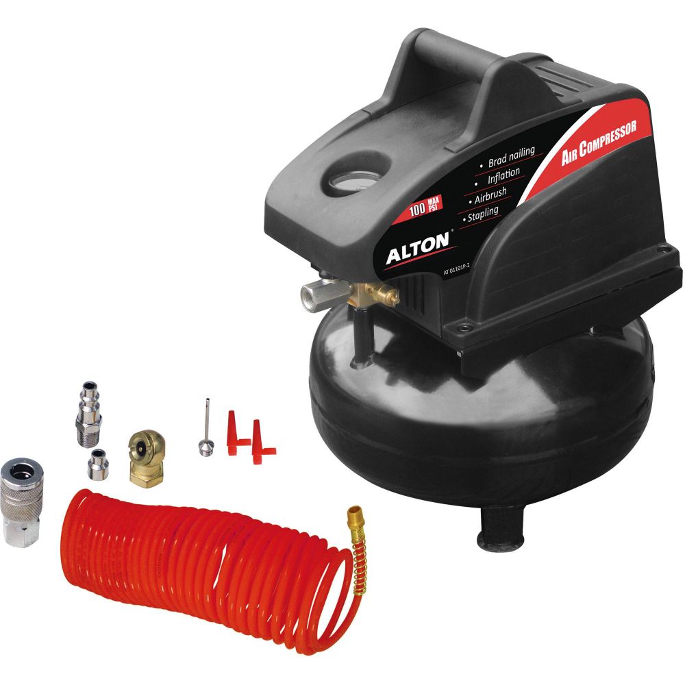 Alton Industries 2 Gallon Pancake Compressor W/Accessory Kit