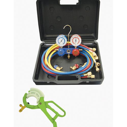 DUAL 134A R-12 ALUMINUM GAUGE SET