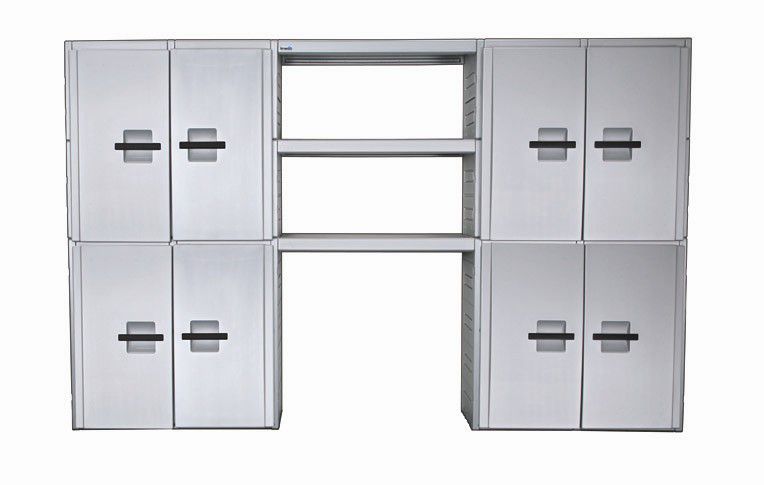 Inter-LOK Two Cabinet, Three-Shelf Storage