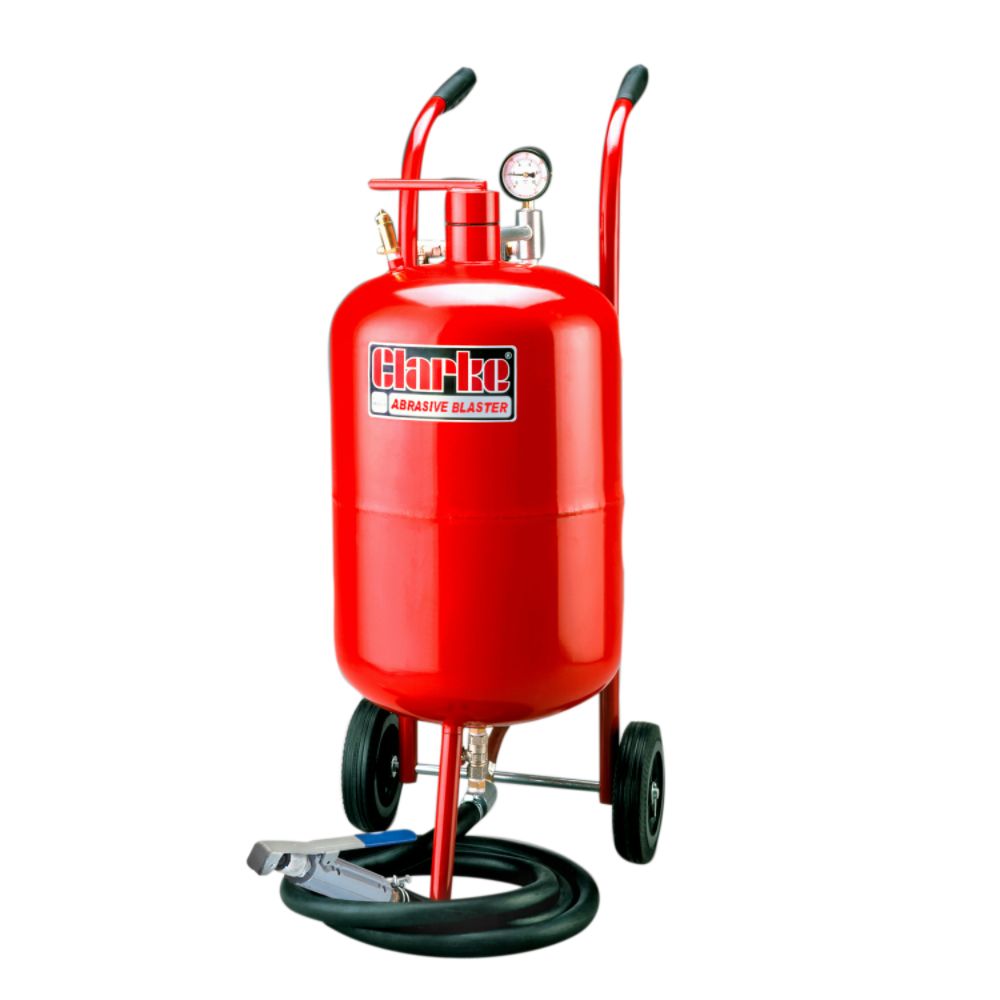 Clarke 10 gal. Abrasive Blaster Tank with Automatic Shut-Off Valve