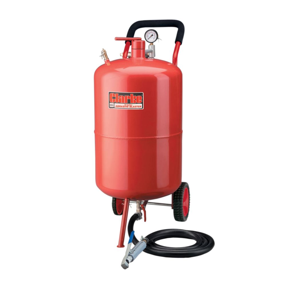 Clarke 20 gal. Abrasive Blaster Tank with Automatic Shut-Off Valve