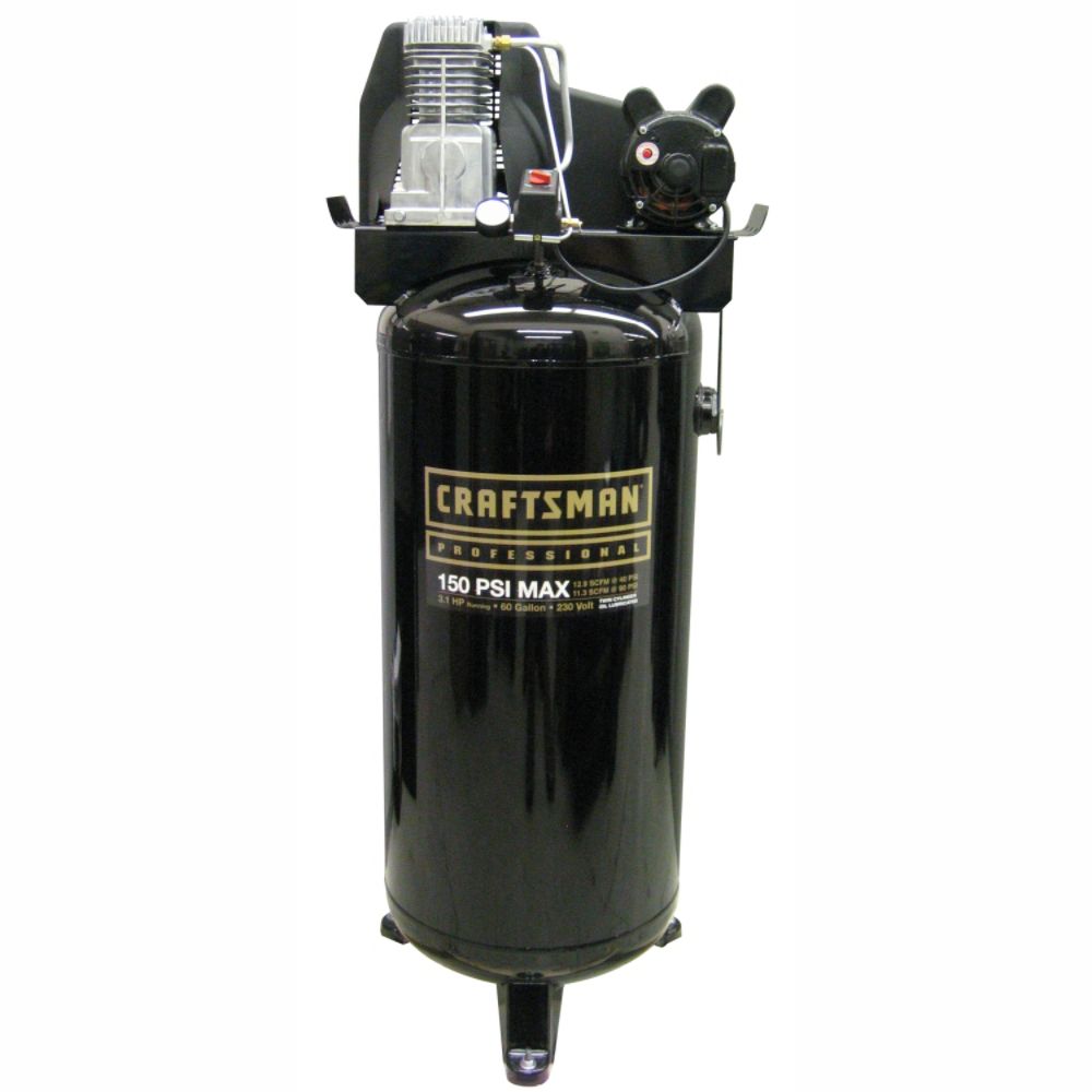  Craftsman Compressor Part on Craftsman Professional  60 Gallon Air Compressor  3 1 Rhp  Vertical