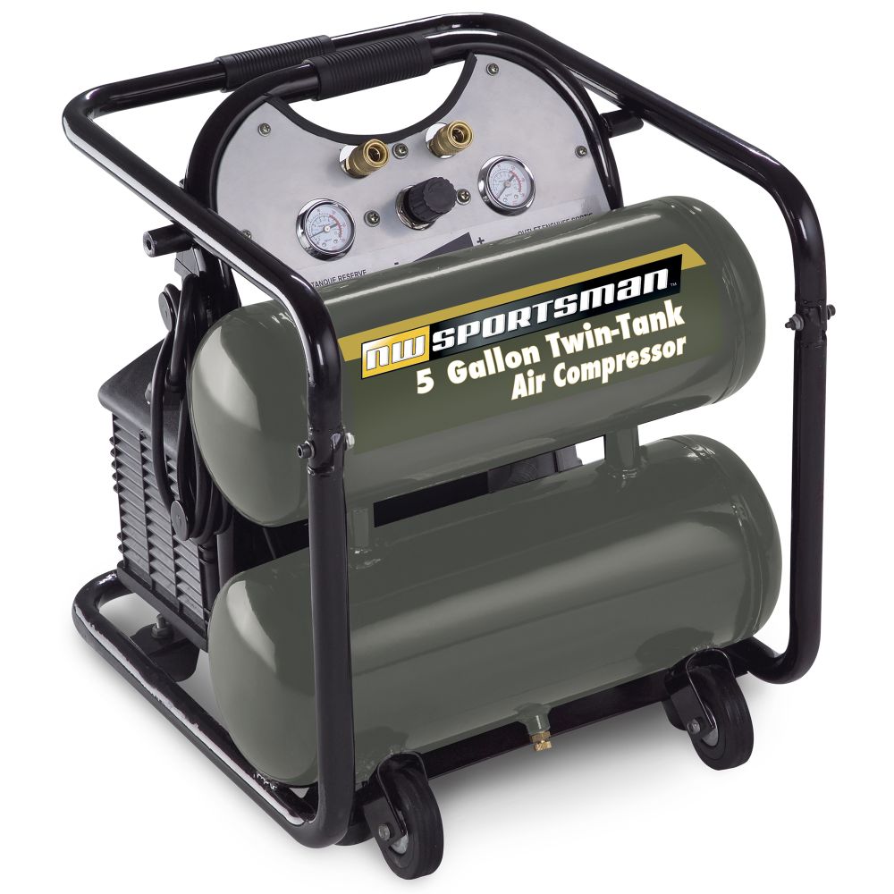 NW Sportsman 5 gallon twin compressor