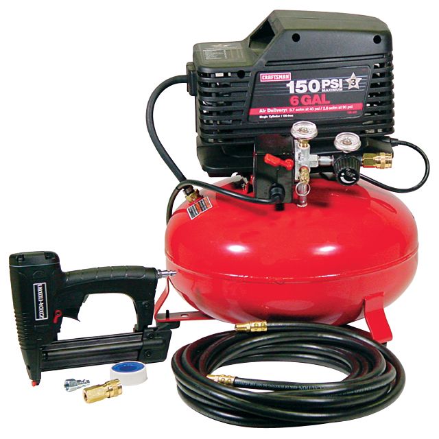 Craftsman 6 gal. Air Compressor, 1 hp, Pancake Tank