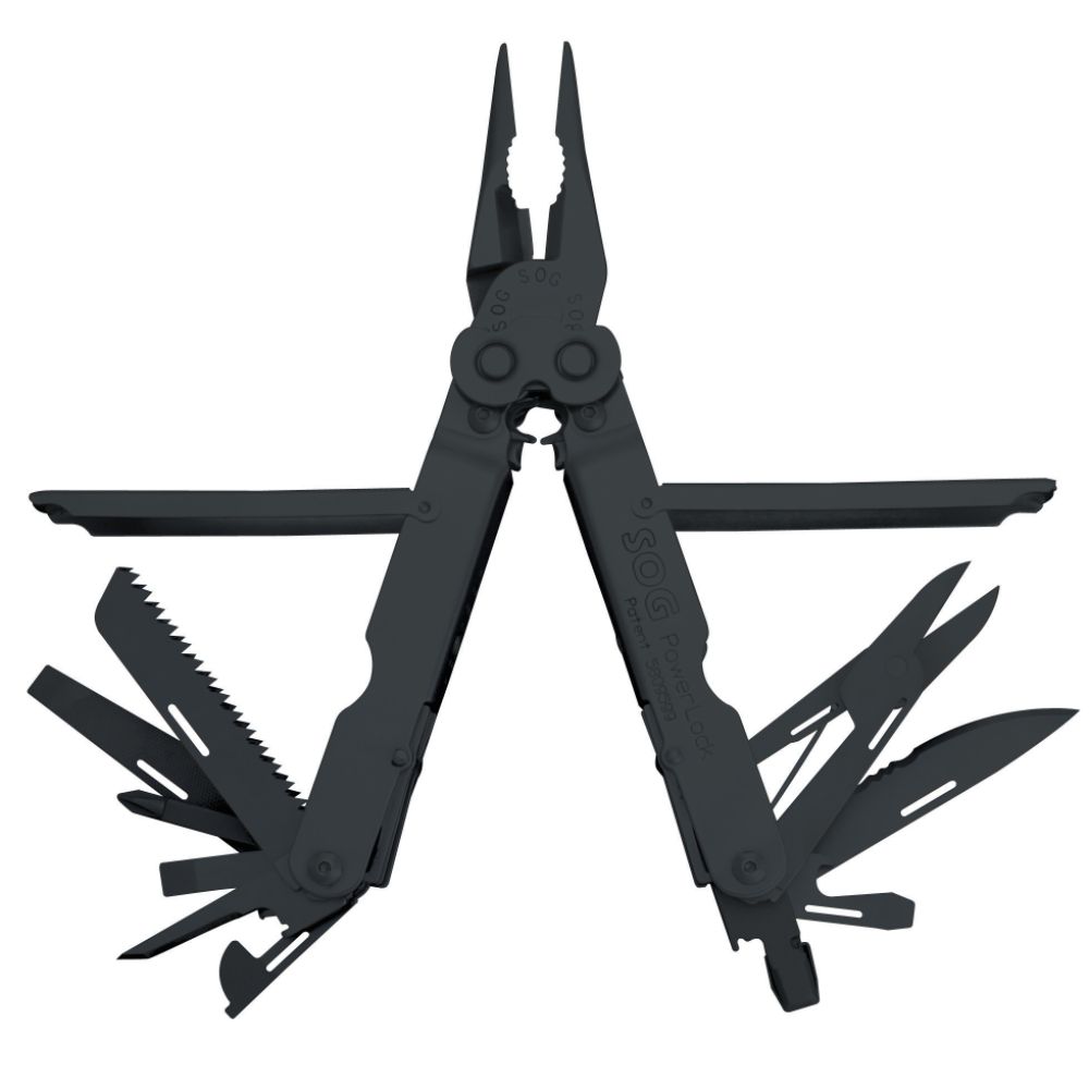 Sog Specialty Knives & Tools B61 Powerlock Multi-Tool, Black Oxide
